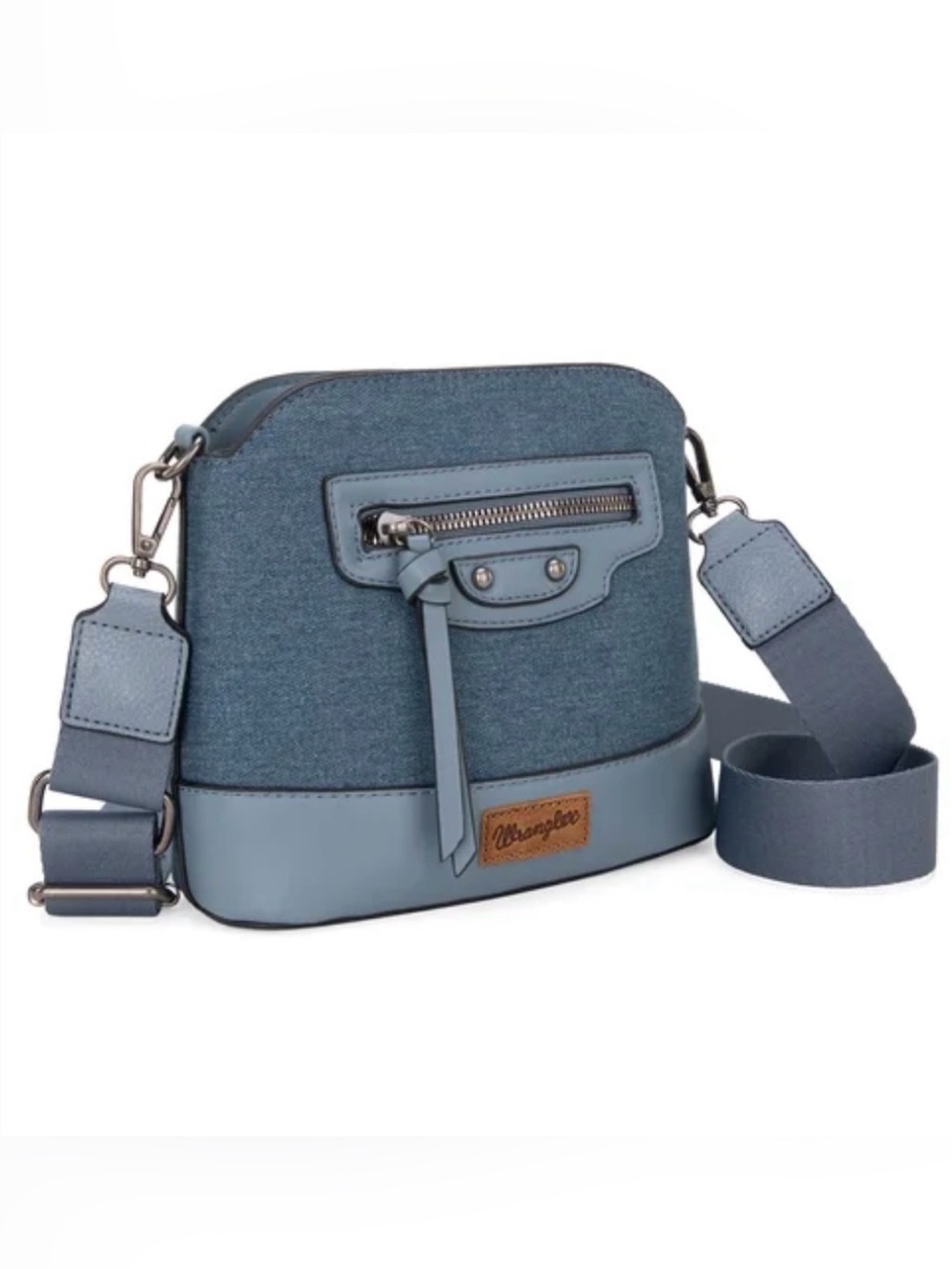 Wrangler Slate Blue Messenger Crossbody Bag for Women